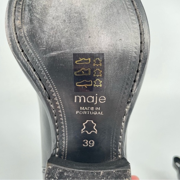 Maje Farwest Leather Cowboy Western Boots - Picture 8 of 9